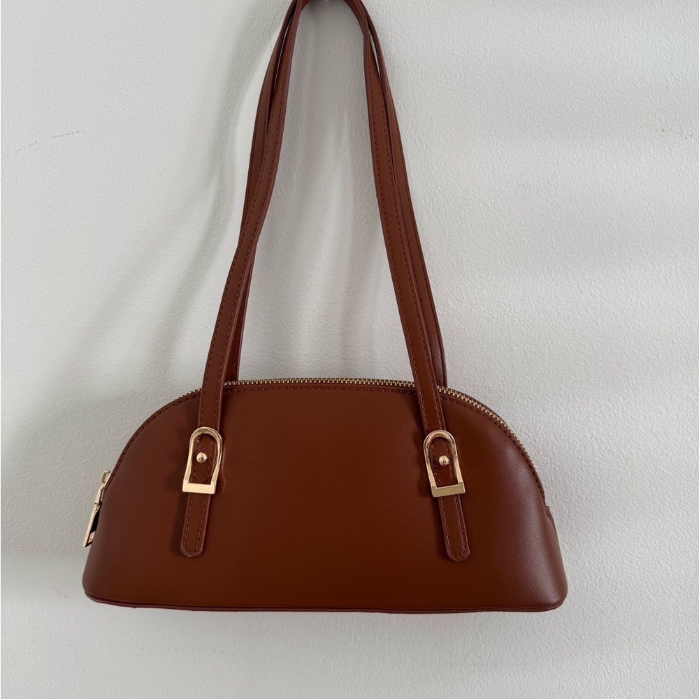 Mini Chestnut Brown Handbag
